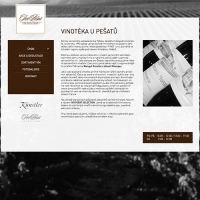 Internetová prezentace | Vinotéka U Pešatů